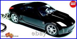 VERY RARE KEYCHAIN BLACK NISSAN 350Z Z FAIRLADY GREAT GIFT or DESK DISPLAY