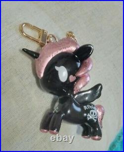 Valfre Tokidoki Unicorno Unicorn Bag Charm Keychain Poison Pink Black figure