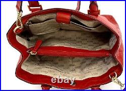 Vintage Michael Kors Red Leather Satchel Bag