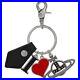 Vivienne Westwood Key ring bag charm orb heart Black H13.5×W9×D1