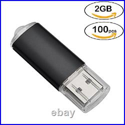 Wholesale 100pcs 2GB USB 2.0 Metal Case Key Chain Flash Drives USB Memory Sticks