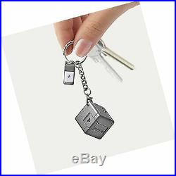 WonderCube Mobile Essentials in 1 Cubic Inch -MFi lightning cable keychain