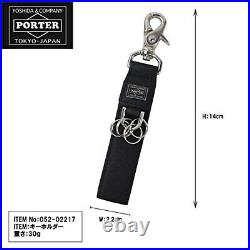 YOSHIDA PORTER CURRENT KEY CHAIN HOLDER 052-02217 Black F/S withTracking# Japan