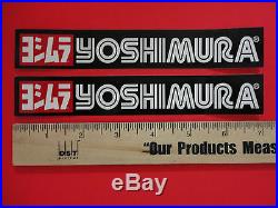 Yoshimura Sticker Decal Set. With Key Chain Ring. Honda Suzuki Yamaha Kawasaki